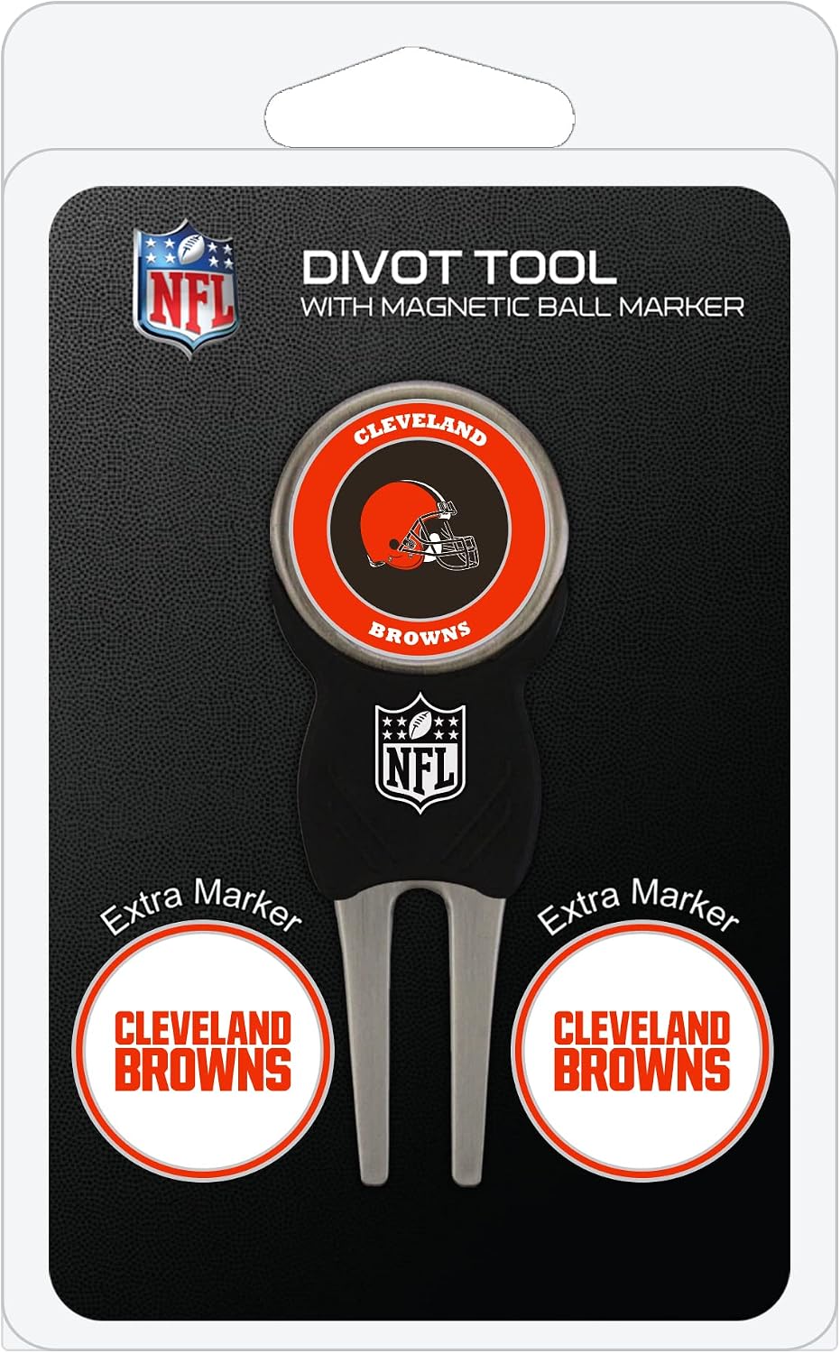 Team Golf NFL Cincinnati Bengals Divot Tool Pack with 3 Golf Ball Markers Divot Tool with 3 Golf Ball Markers Pack, Markers are Removable Magnetic Double-Sided Enamel - Image 14