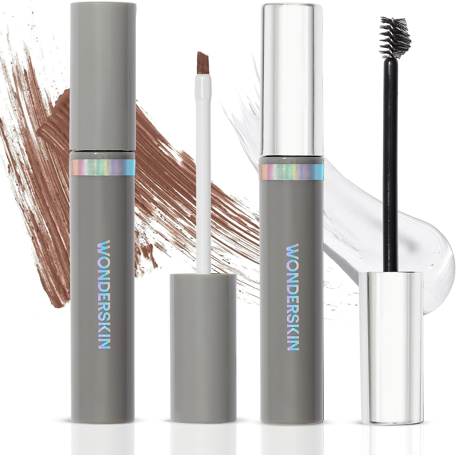Wonderskin Wonder Blading Brow Stain And Go Masque Brunette front view packaging
