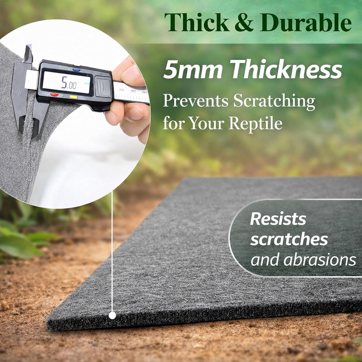 Two pack grey reptile cage liner rolled out showing textured tech fiber fabric.