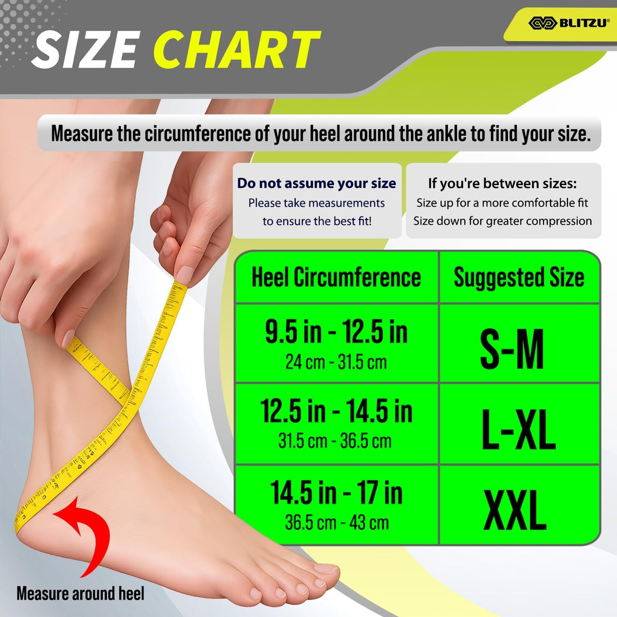 Packaging and product layout for Blitzu medical compression socks