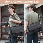 Nerlion laptop bag open compartment displaying padded 17.3 inch sleeve