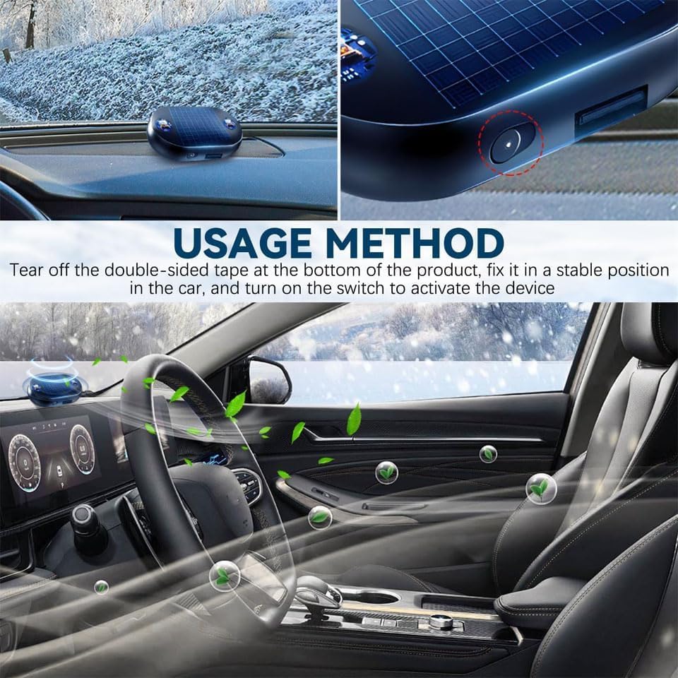 Solar powered molecular heater device illustrating three hundred and sixty degree coverage concept