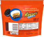 REESE'S OREO peanut butter cups with milk chocolate and white creme dual shell