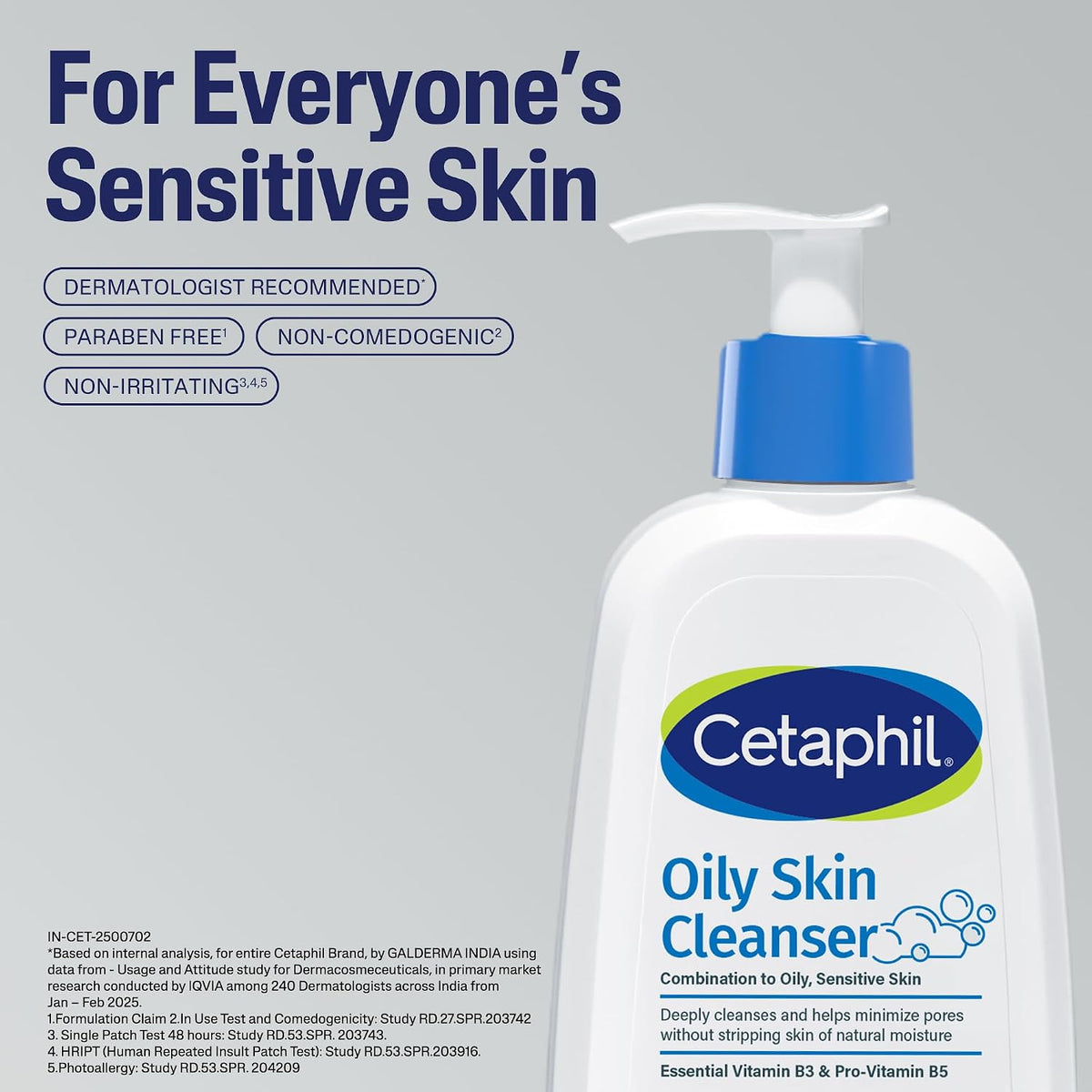 Cetaphil Oily Skin Cleanser ingredient highlights