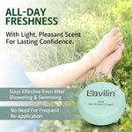 Lavilin foot deodorant cream tube container