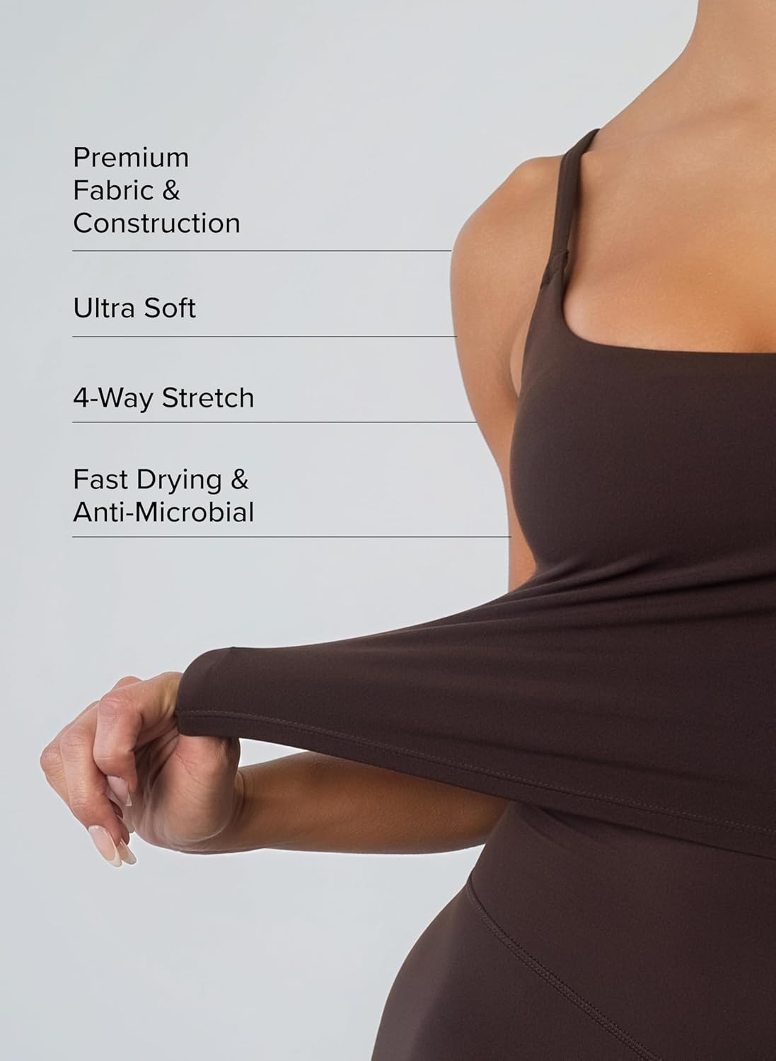 Vitality Cloud II Women's Scoop Tank - Athletic Workout Tank, Medium Compression, Breathable Fabric, Perfect for Yoga and Gym - Image 4
