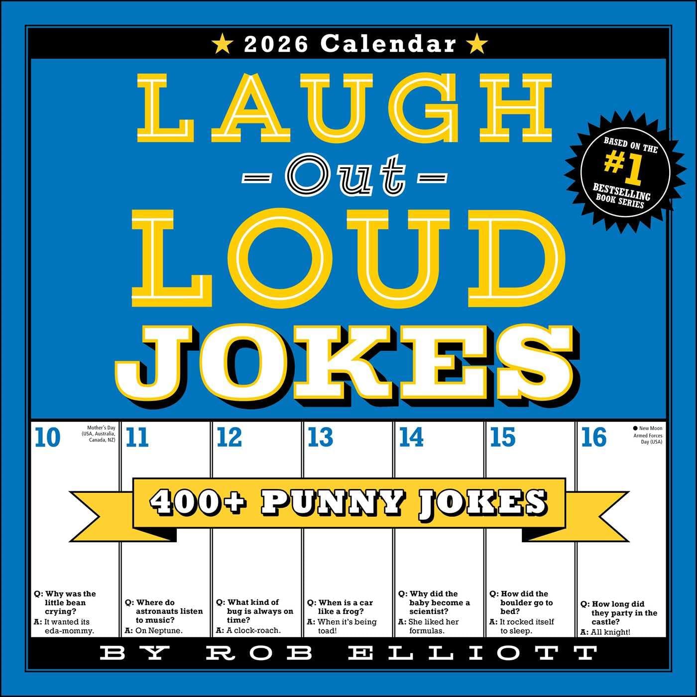 Laugh-Out-Loud Jokes 2026 Wall Calendar: 400+ Punny Jokes - Image 1