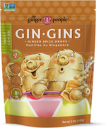 Healthy plant based snack featuring ginger and pure cane sugar.