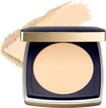 Estee Lauder Double Wear Matte Powder Foundation sleek navy blue compact front view