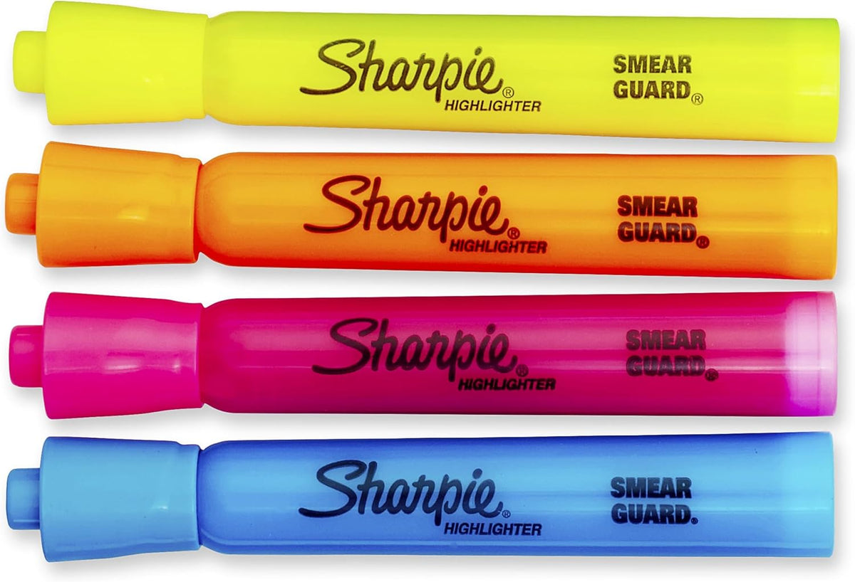 Sharpie Highlighters assorted colors pack packaging display