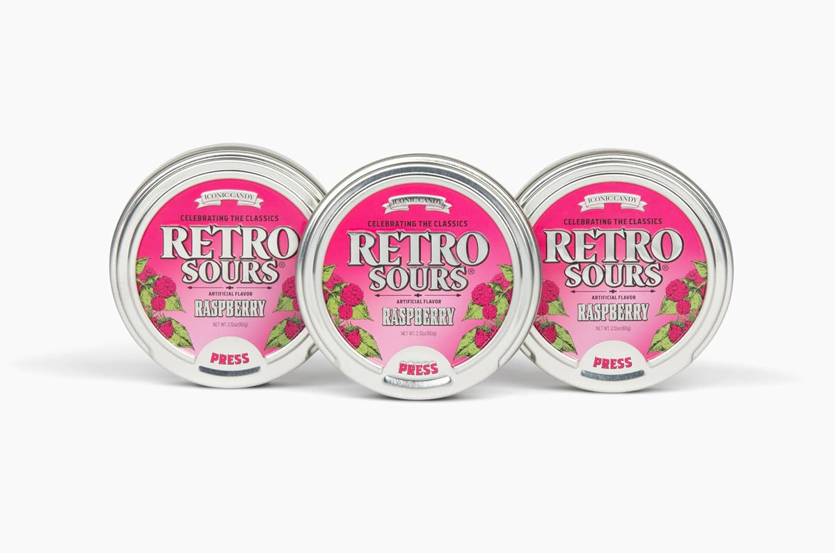 Retro Sours | Hard Tangy Candy | Brought To You By Iconic Candy (3, Tangerine, Mango, Citrus) - Image 10