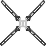 VIVO Steel VESA Mount Adapter Plate front view showcasing heavy duty alloy steel conversion bracket layout.