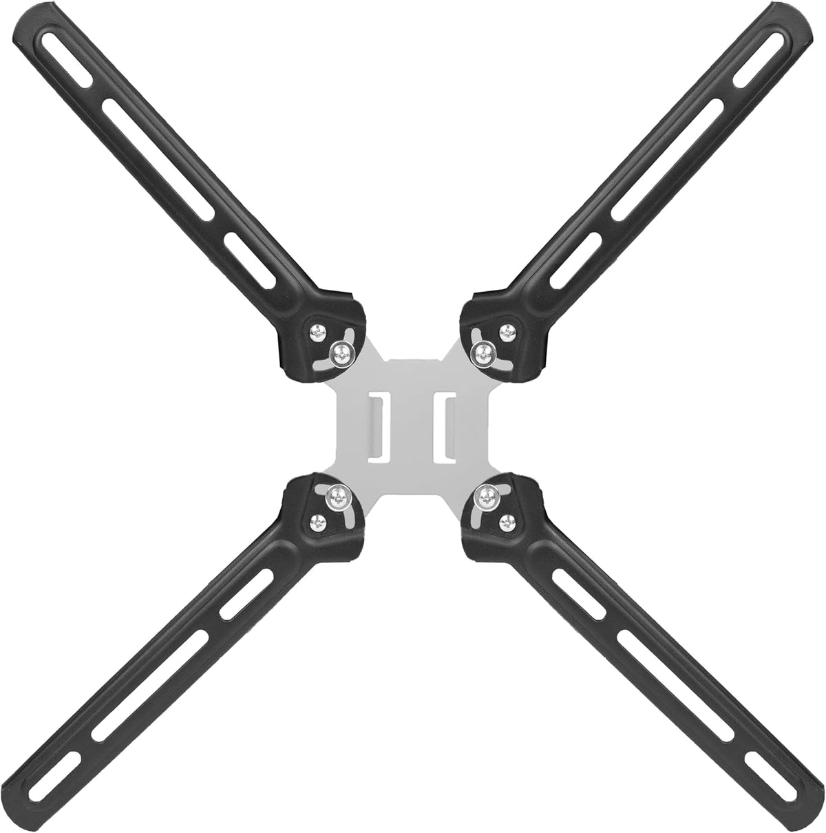 VIVO Steel VESA Mount Adapter Plate front view showcasing heavy duty alloy steel conversion bracket layout.