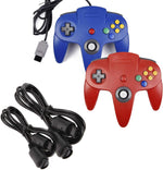 miadore 2-Pack Wired Classic 64 Controller Bundle with 2 Extension Cords [1.8m/6ft ] Compatible with N64 Video Game Console (Clear Orange and Green) - Image 12