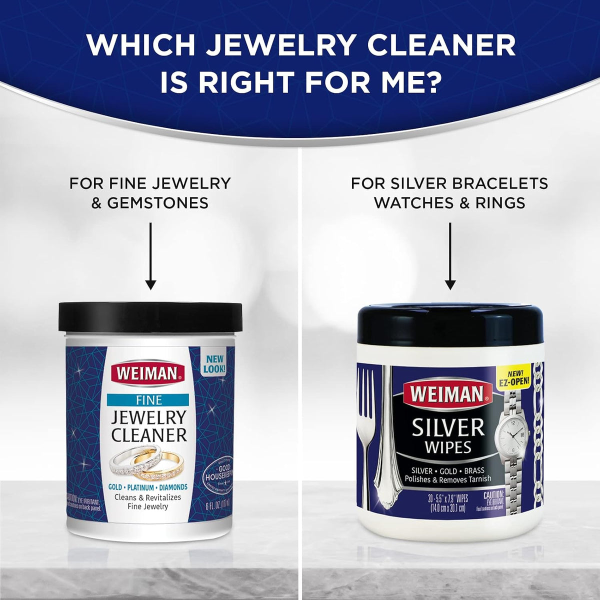 Weiman Fine Jewelry Cleaner Liquid product label details and warnings