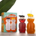 Aozita therapy sippy bottles with flexible straws