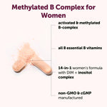 Micro Ingredients b complex supplement capsule bottle back label
