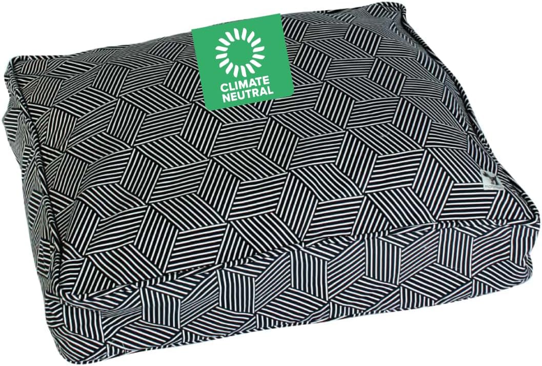 Molly Mutt Small Dog Bed Cover - Papillon Print - Measures 22"x27"x5'' - 100% Cotton - Durable - Breathable - Sustainable - Machine Washable Dog Bed Cover - Image 11