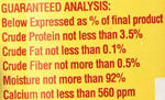 Fluker's gut load food jar illustrating the premium spirulina and kelp enriched formula