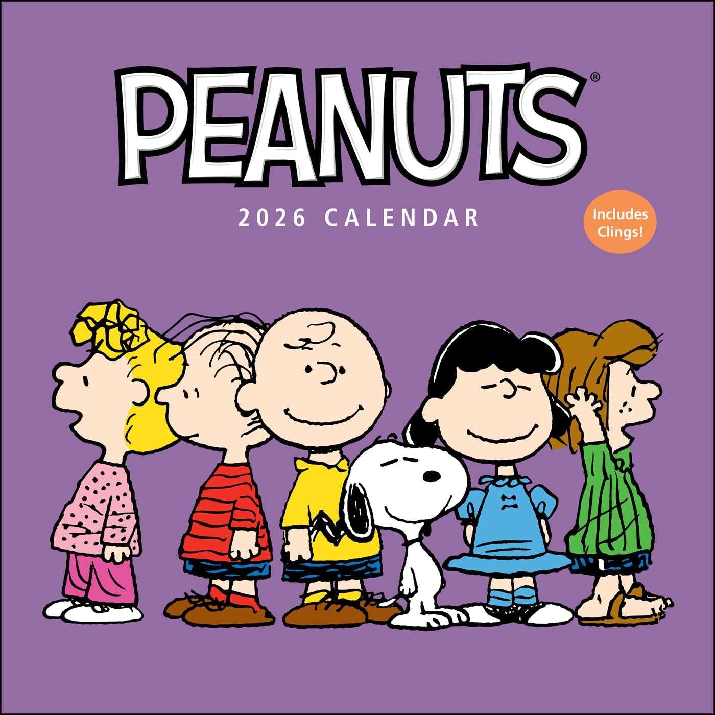 PeanutsÃ‚Â® 2026 Wall Calendar - Image 1
