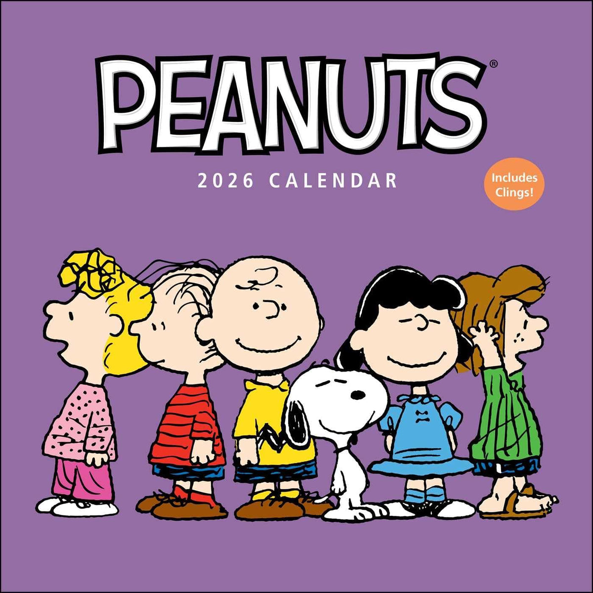 PeanutsÃ‚Â® 2026 Wall Calendar - Image 1