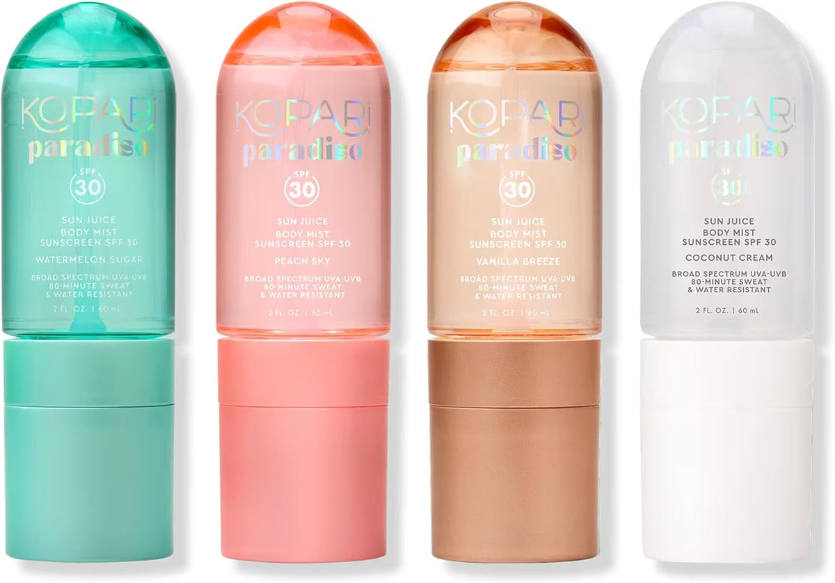 Kopari Paradiso Sun Juice SPF 30 Body Mist - Coconut Cream | Clear Non-Sticky Broad-Spectrum Sunscreen Mist, 80-Min Water-Resistant - Image 11