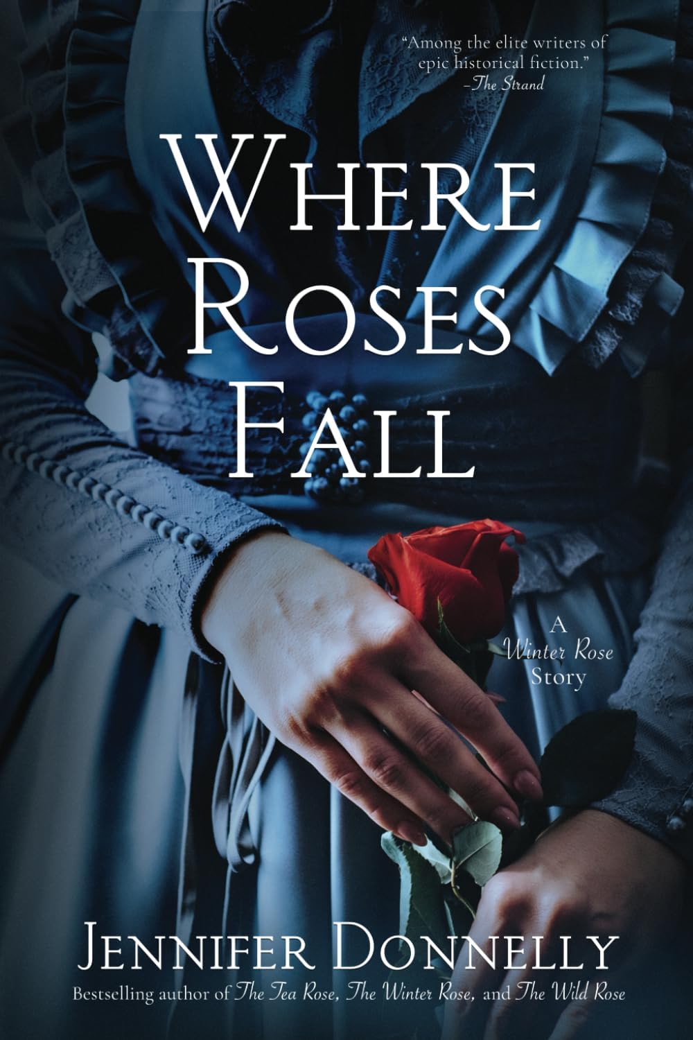 Jennifer Donnelly Where Roses Fall paperback front cover