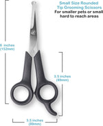 Dual piece pet hair trimmer kit for home grooming dogs and cats