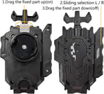 Bey Gyro Blades Launcher and Grip, Light Sparking Battling Burst String Launcher Gyro Left&Right LR Spin Top Compatible with All Bey Burst Series Bey Battling Bey(Black) - Image 4