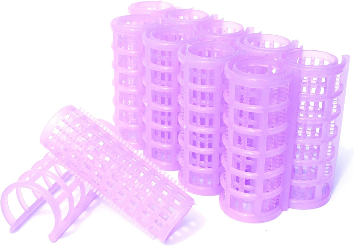 Kamay's Small Size Hair Rollers Curlers Self Grip Holding, For Hairdressing, Design Gripping Sticky Cling Style For DIY Or Salon (25mm/1" 12PCS) Random Color - Image 15