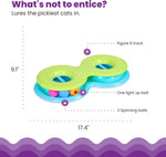 Catstages Infinity Ball Track with light-up ball active