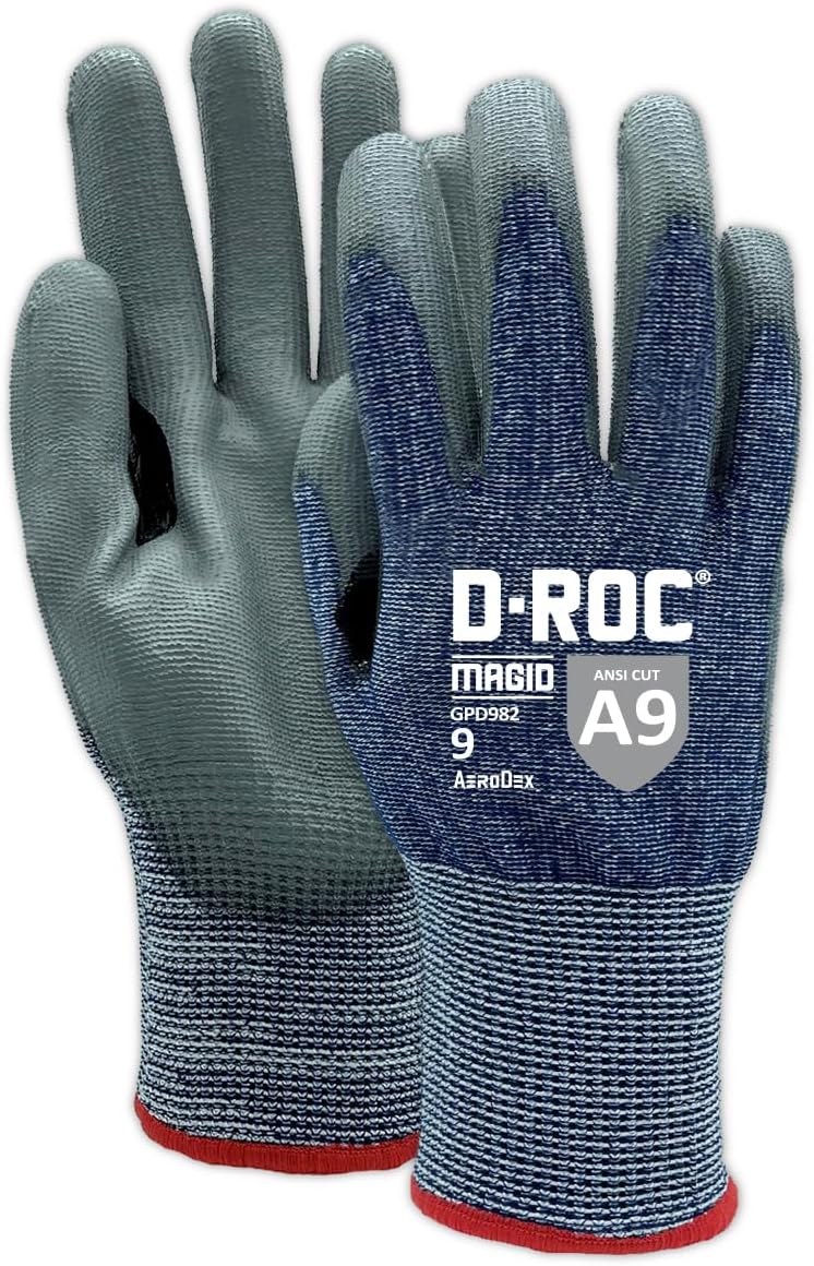 Magid cut resistant work gloves front view for industrial safety