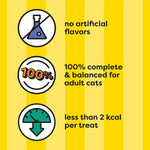 Low calorie dual texture feline rewards with catnip flavor ingredients list