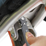 MulWark EDC mini ratchet wrench inserted with hex bit holder