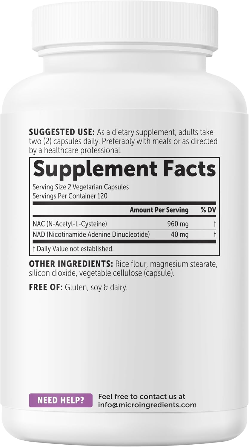 Micro Ingredients health supplement product packaging overview