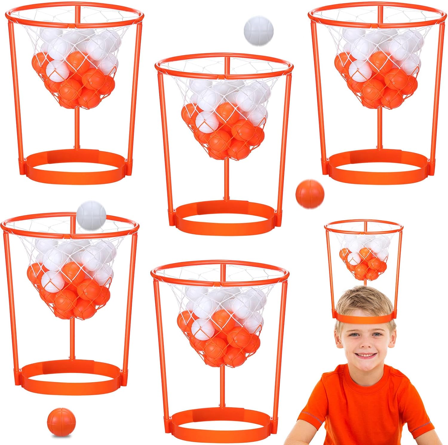 HyDren head hoop basketball game set with adjustable headband