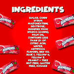 Gluten free allergen safe Airheads mini candy bars for party return gifts