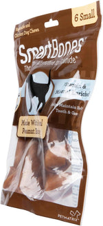 SmartBones premium healthy dental chews for small dogs back packaging