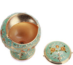 K Cool vintage ashtray open lid view showing interior compartment