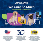 NaturVet lutein and cranberry extract pet supplement container on a clean background.