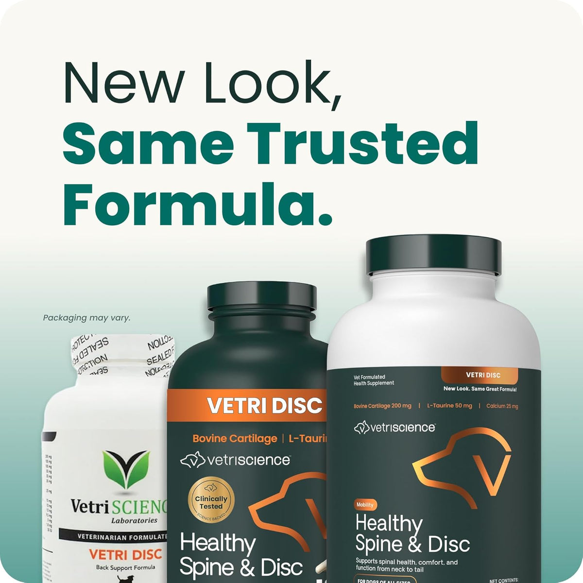 VetriScience Healthy Spine and Disc imported container side panel details