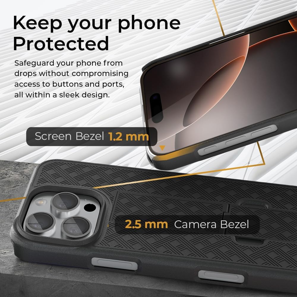 MOTIVE holster combo locked securely into waistband clip
