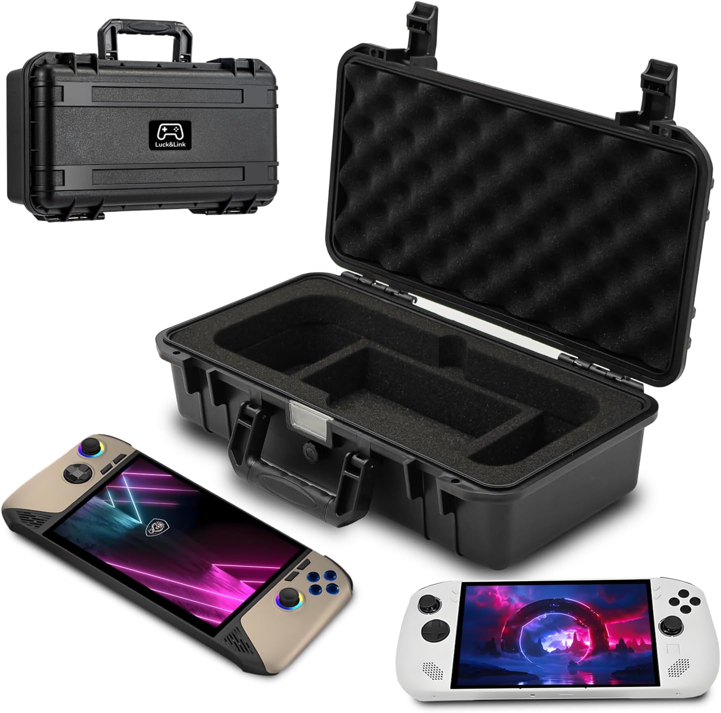 Luck and Link carrying bag case for MSI Claw front view