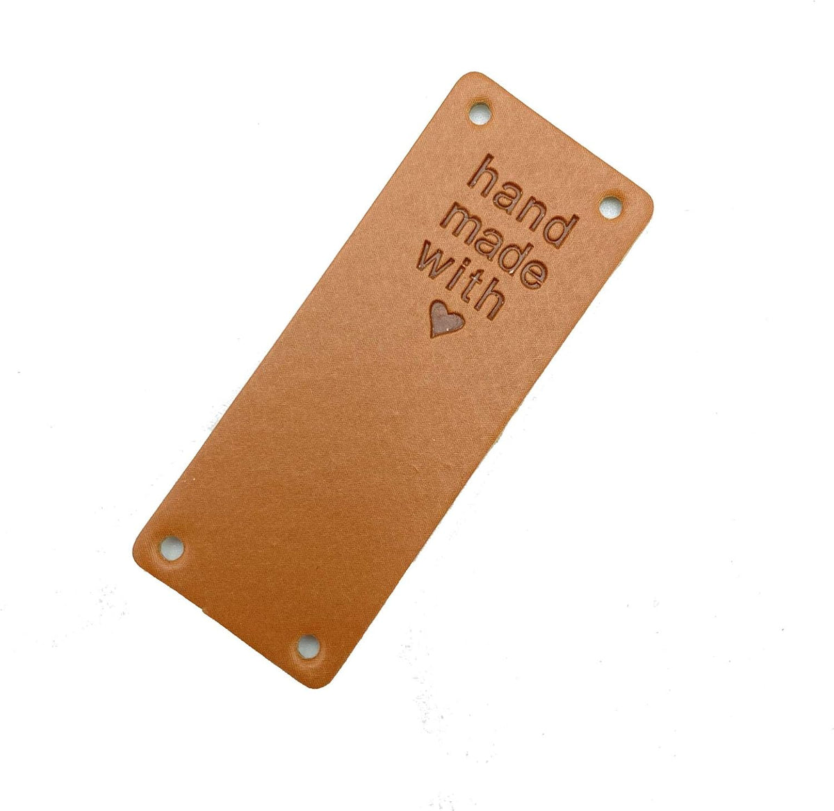 Soft polyurethane faux leather labels for sewing crafts