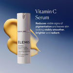 ELEMIS daily antioxidant brightening treatment pump bottle closeup