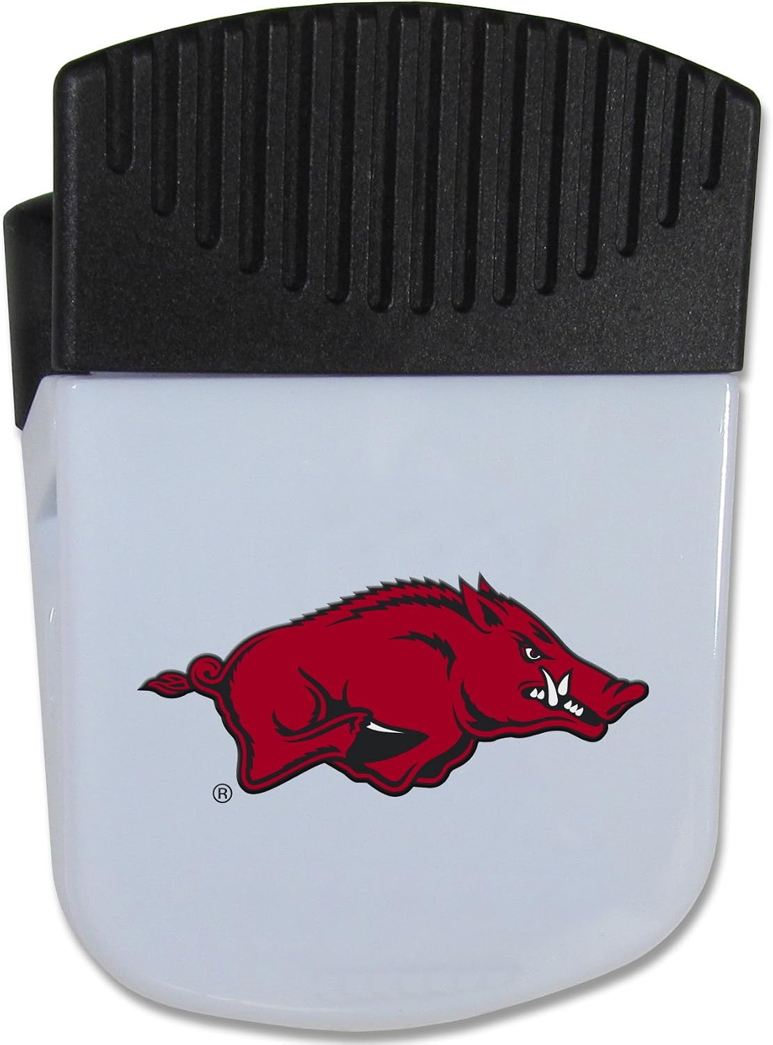 Siskiyou Sports NCAA Chip Clip Magnet front view showcasing white design
