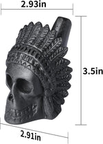 Deekec skull death whistle displayed for Halloween decor and props
