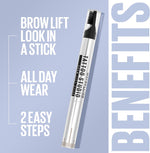 Maybelline TattooStudio Brow Lift packaging and design