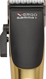 Gamma+ X-Ergo grooming tool showing customizable lever options