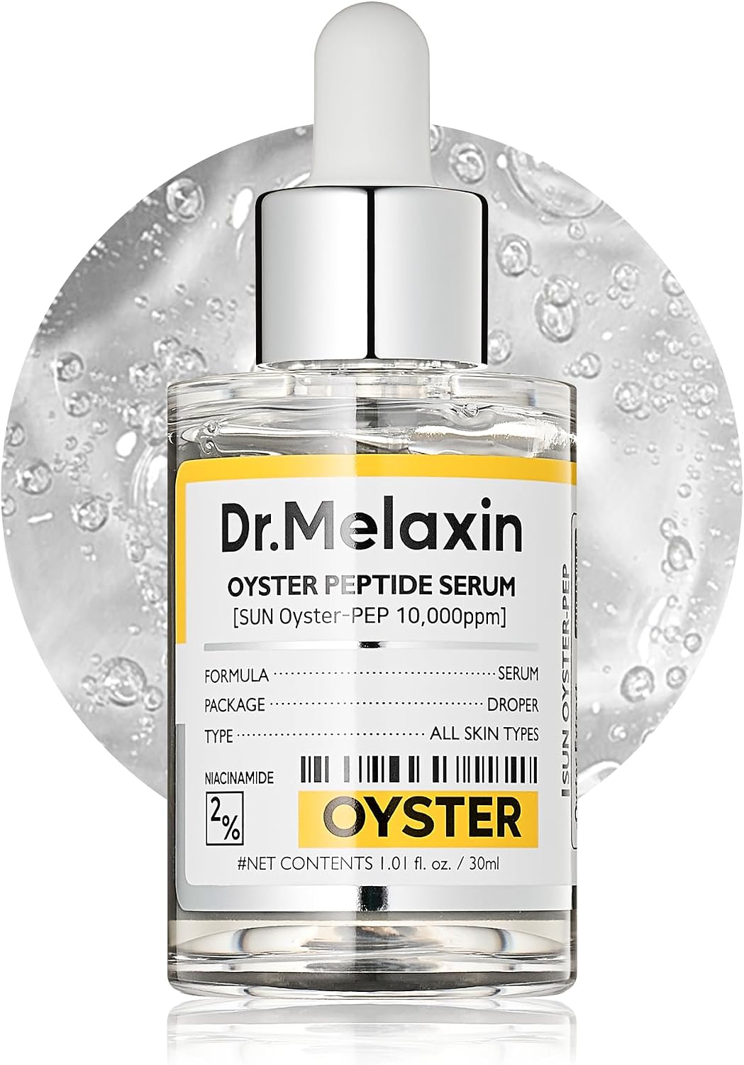 Dr.Melaxin Oyster Pep3 Renewal Ampoule 30ml front view bottle